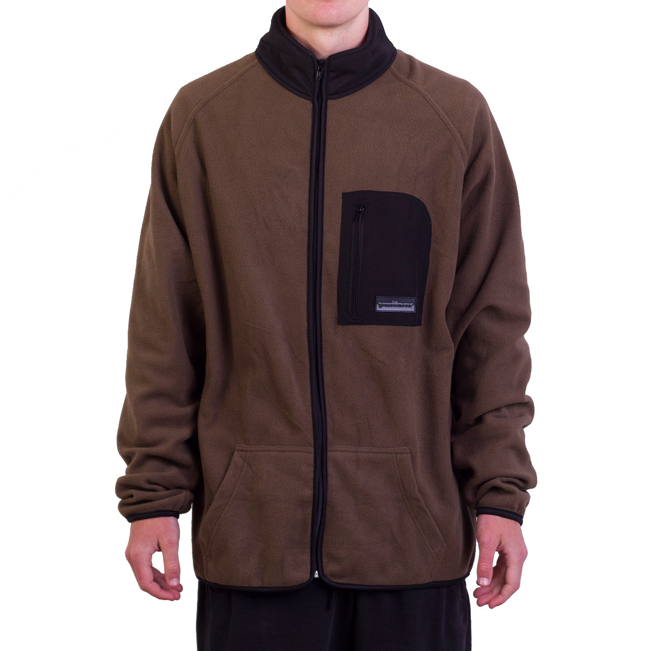 Reflection Zip Crew Olive/Black
