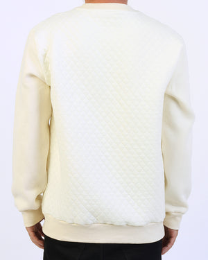 Quilted Crew Sand