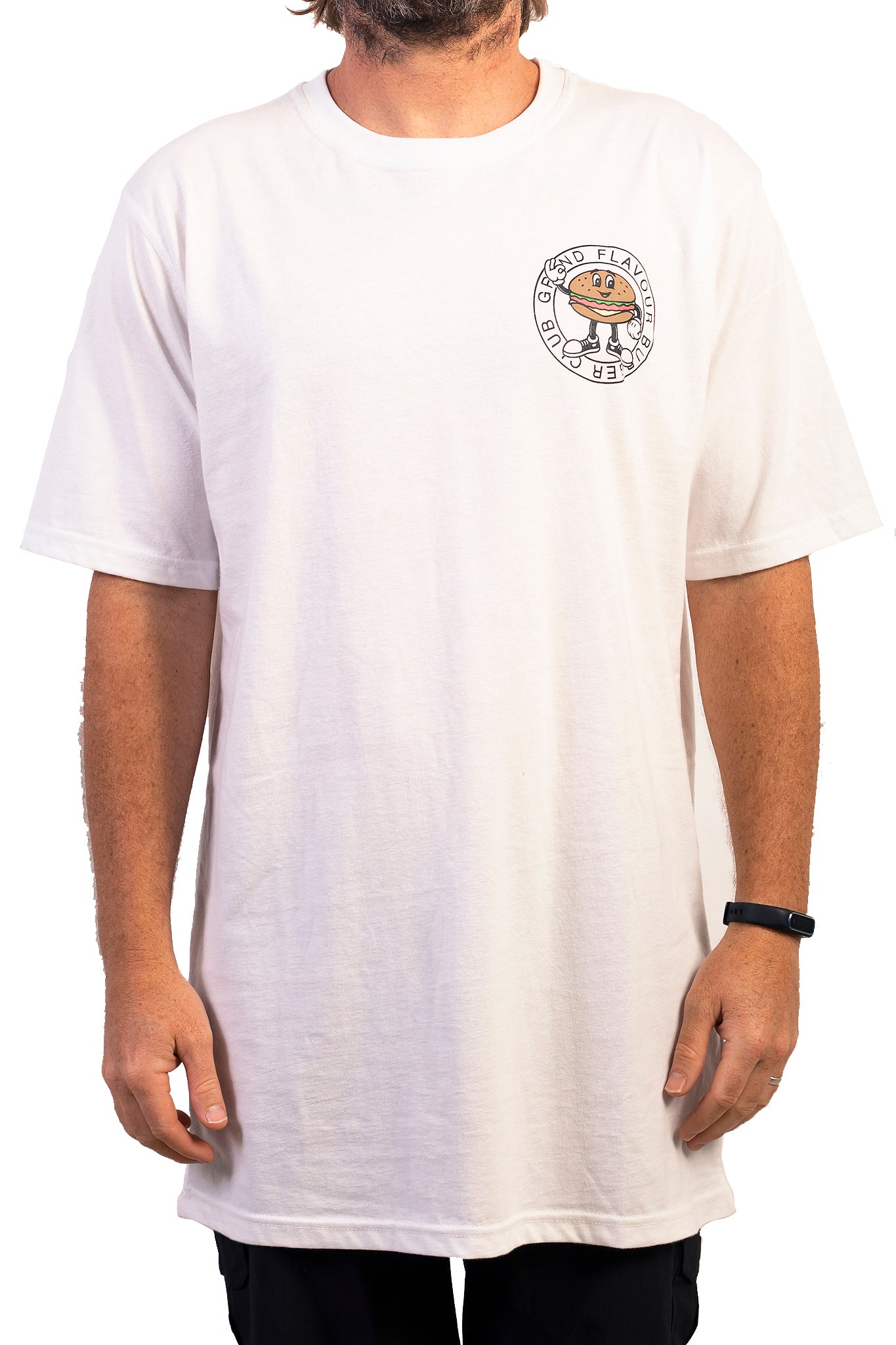 Tasty Burgers Tee White