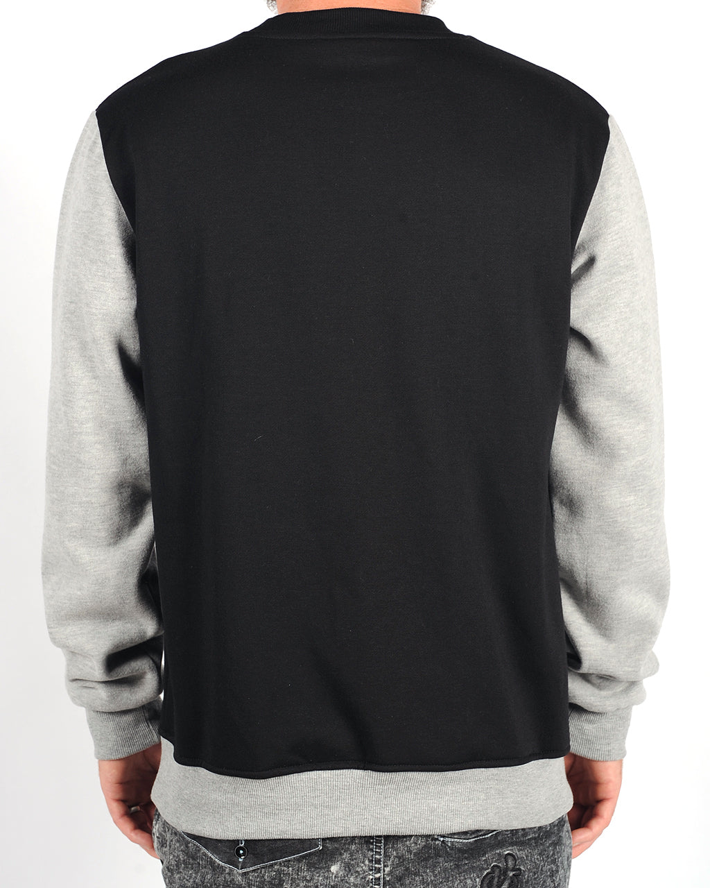 Lazy Logo Crew Black/Misty Grey