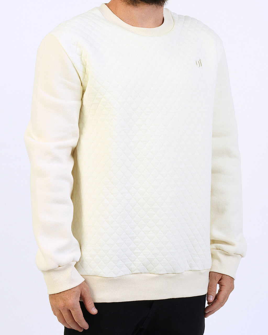 Quilted Crew Sand