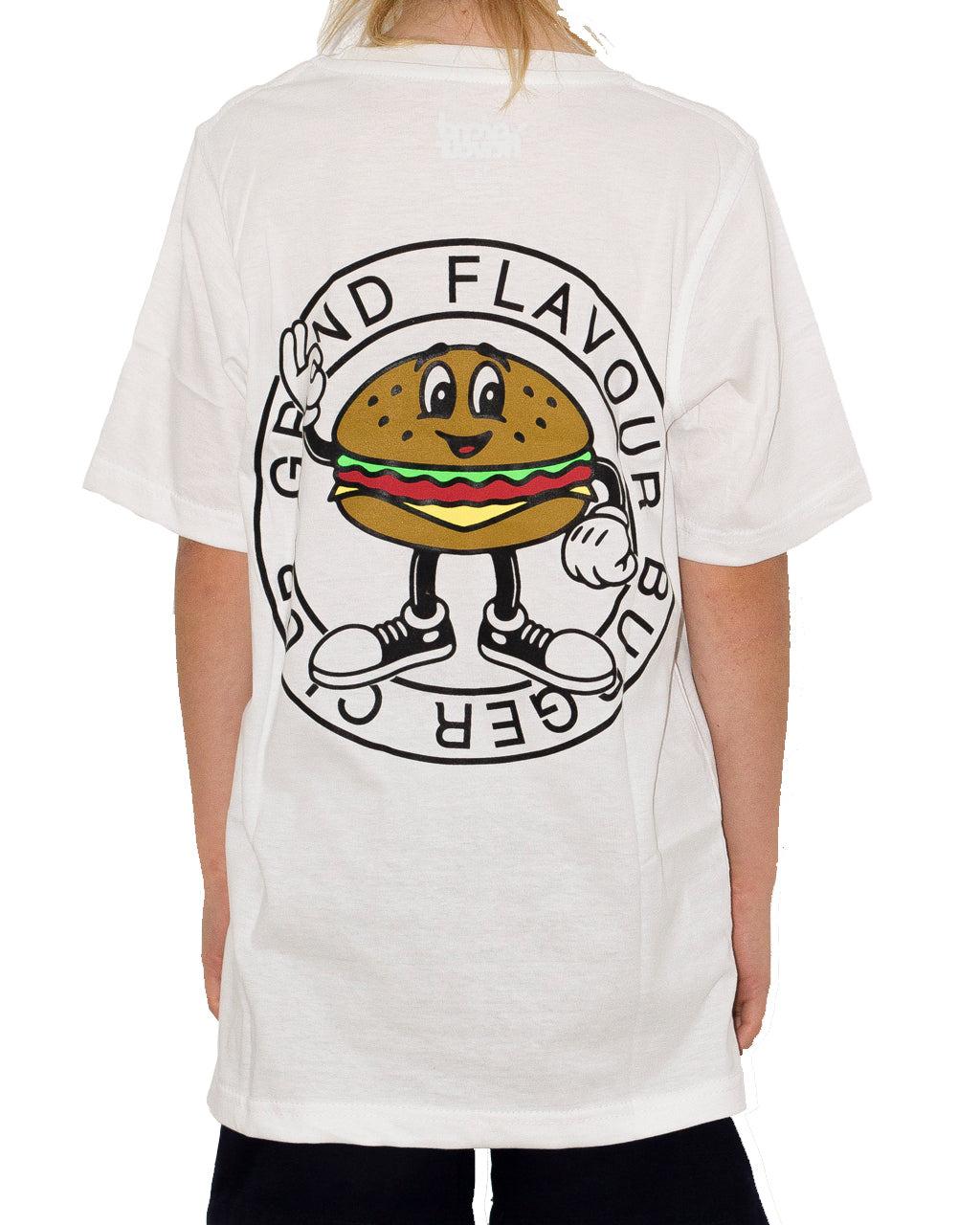 Youth Tasty Burger Tee White