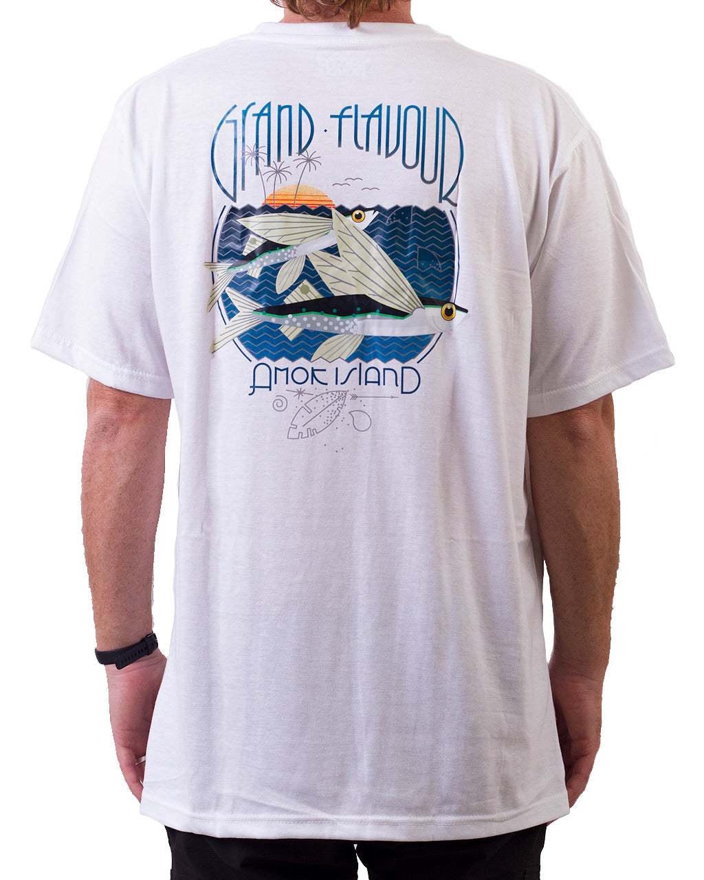 Flying Fish Tee White