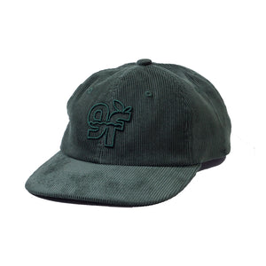 3D Cord Hat Forest Green