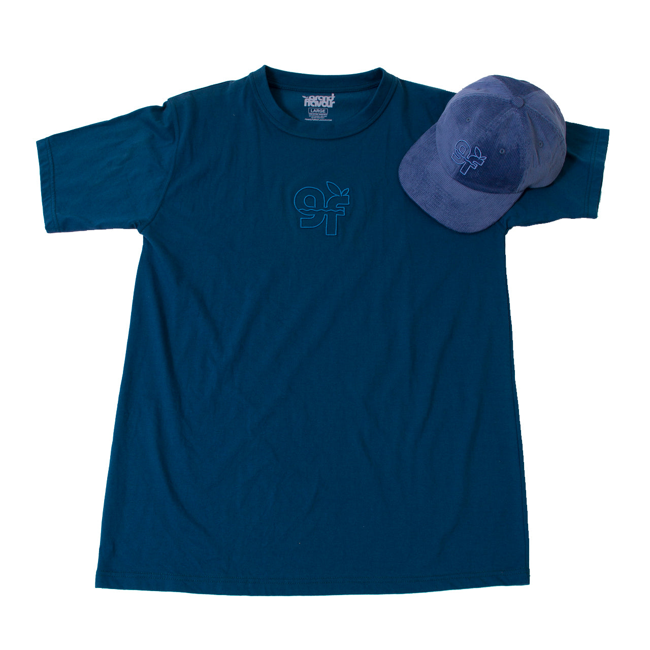 3D Tee/Hat Combo Petrol Blue