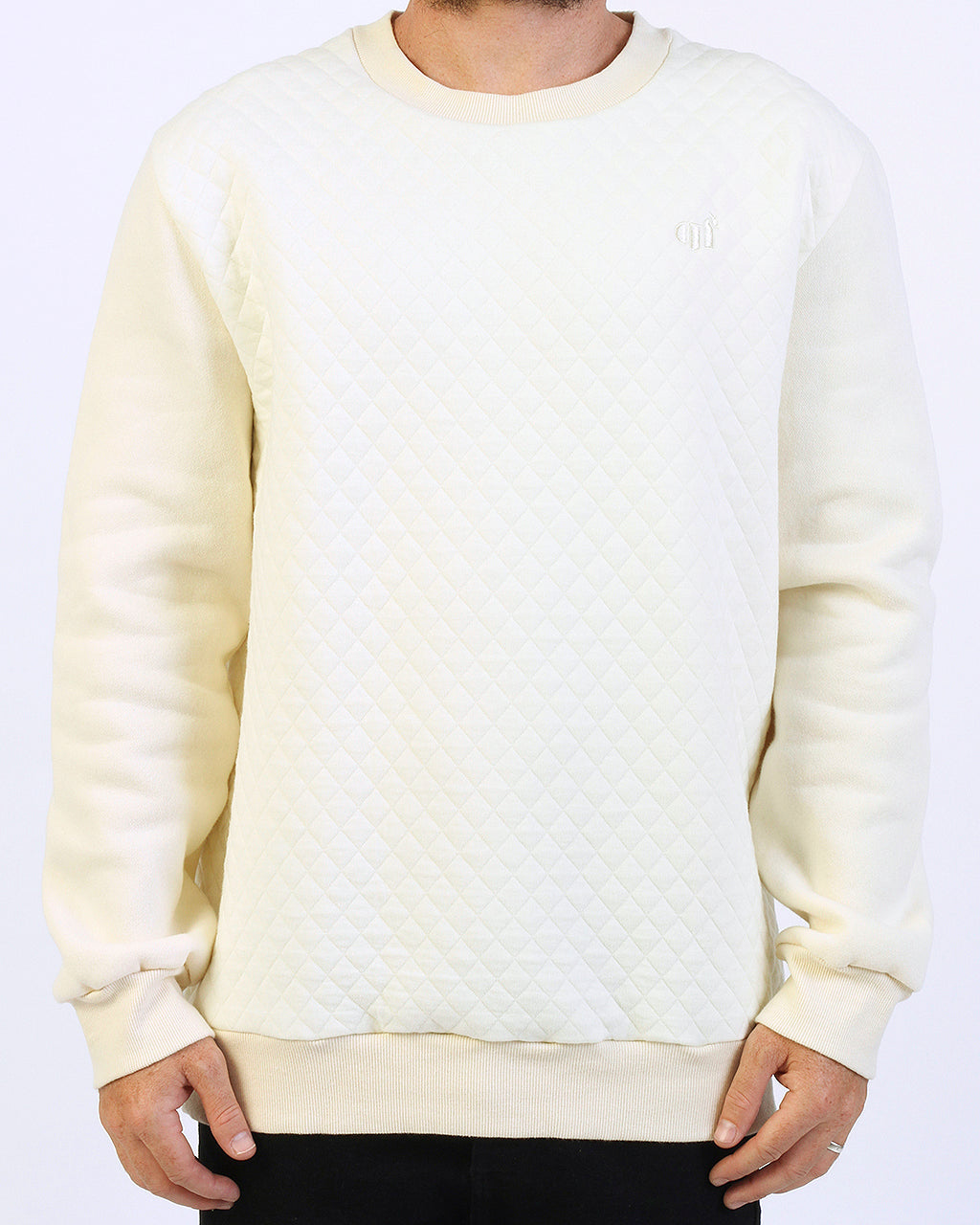 Quilted Crew Sand